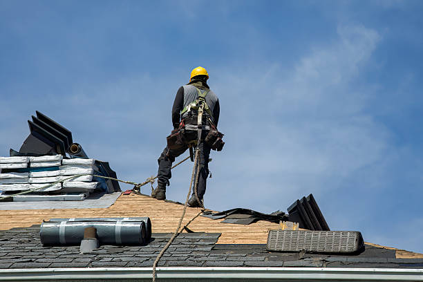 Professional Roofing technician working in Lakewood, NJ